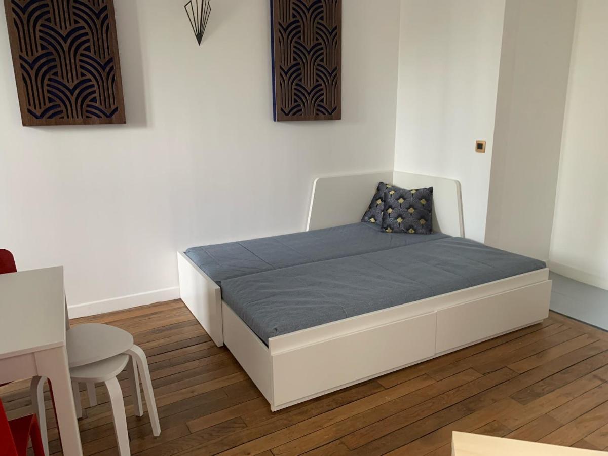 Studio Perfect For 2 Adults And 1 Kid, And Up To 2 Kids - Jourdain 20E, 25Mn To Louvre Via Line M11 Paris Exteriör bild